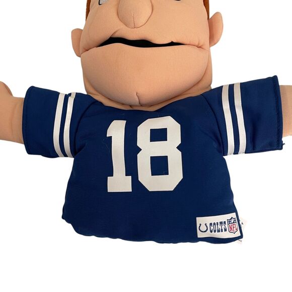 NFL Peyton Manning Plush Hand Puppet Colts #18 Bleacher 2011 - Picture 4 of 7